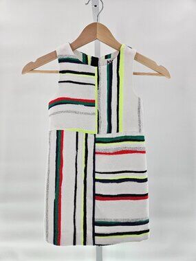 STEAL!!🔥NWT Milly Minis Girls Striped Paneled Knit Dress | Size 6